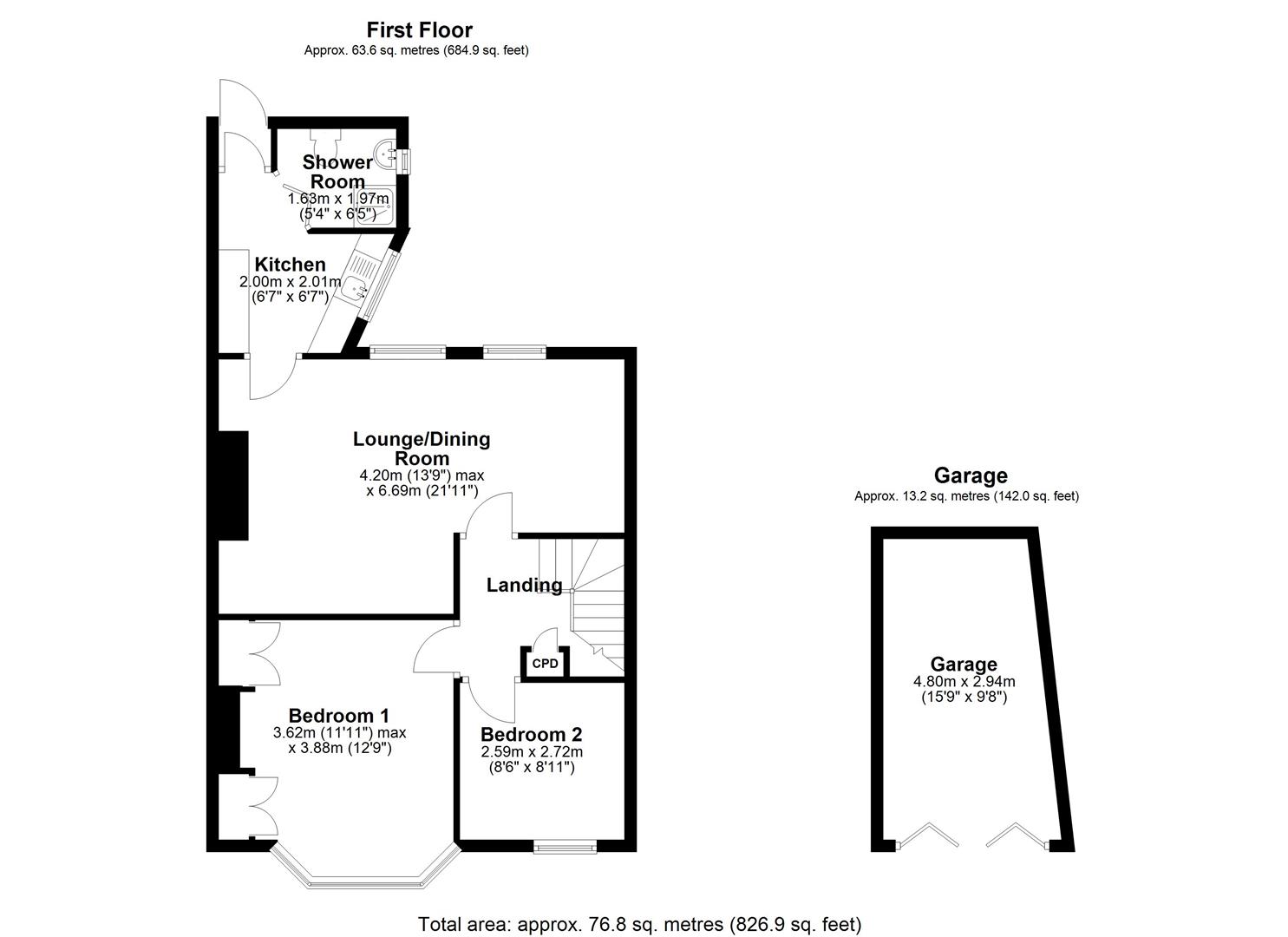 Floorplan.Salisbury Avenue, North Shields